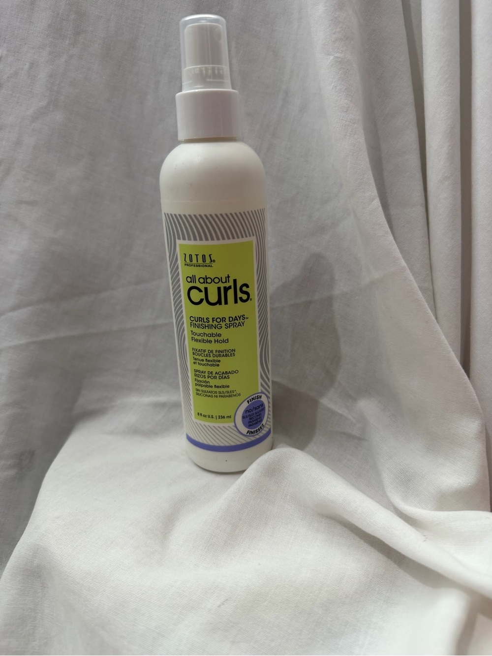 All About Curls Curls for Days Finishing Spray - White